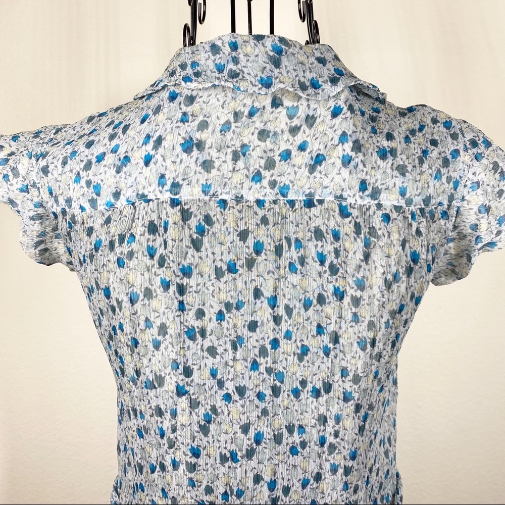 See By Chloe Anthropologie Silk Blouse Size 2 - Picture 4 of 8